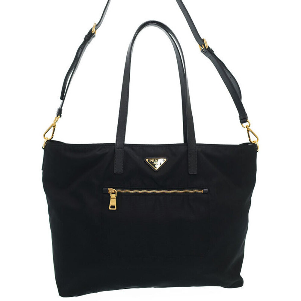 Prada Re Edition 1978 Tessuto Saffiano Leather Tote Shoulder Bag Black